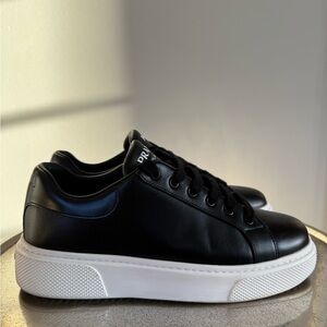 Prada Women’s Black and White Sneakers